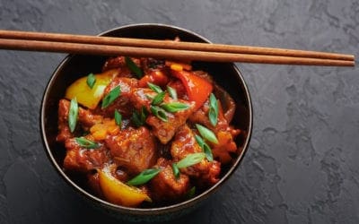 EASY CHICKEN CURRY with BELL PEPPERS