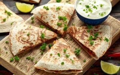 REFRIED BEAN QUESADILLAS