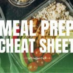 Meal Prep Cheat Sheet